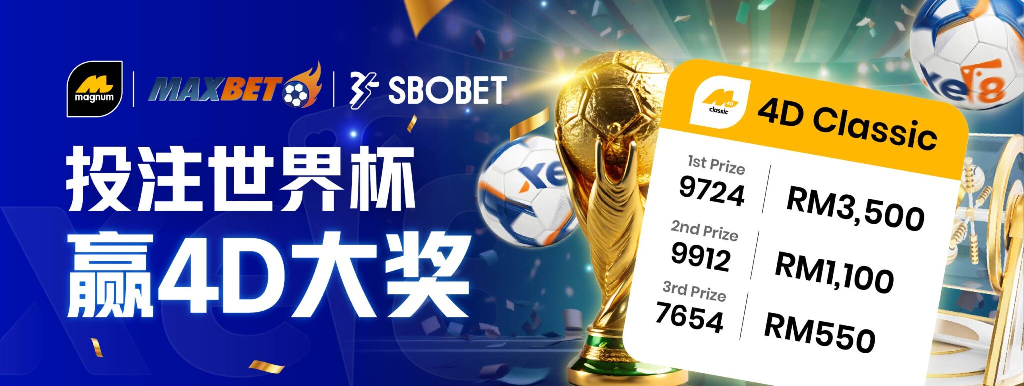 Bet on FIFA, Get Free 4D